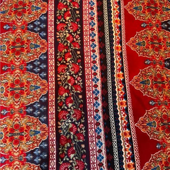 Janette 1970s vibes elastic waist gown size small - Picture 4 of 9